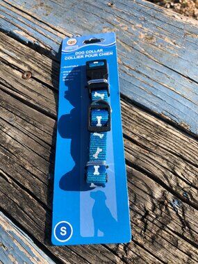 GKC Blue Dog Collar, Size Small